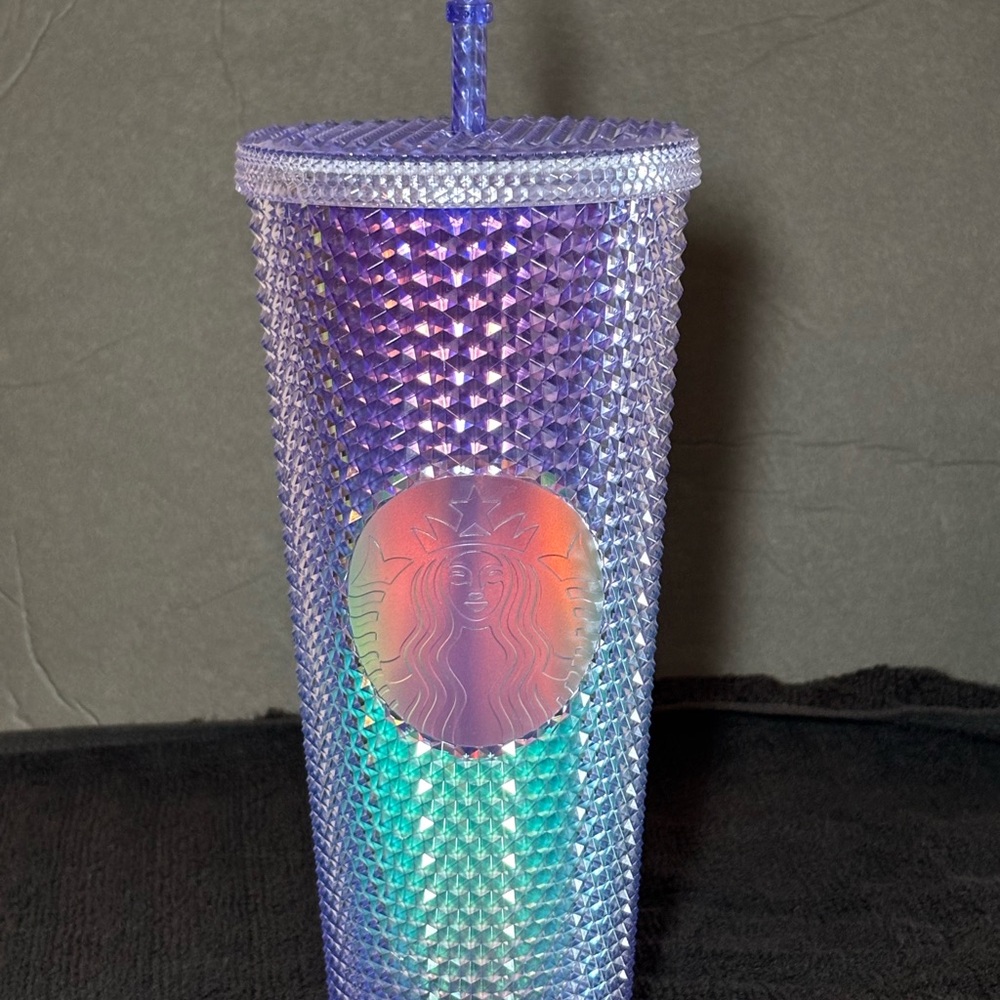 Starbucks Purple&Turquoise Spiky Mermaid Tumbler